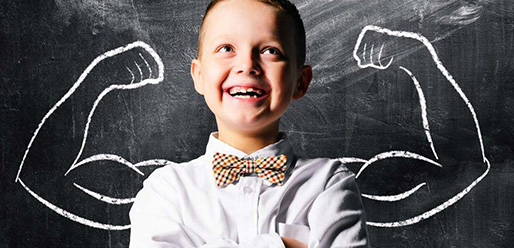 Confident child