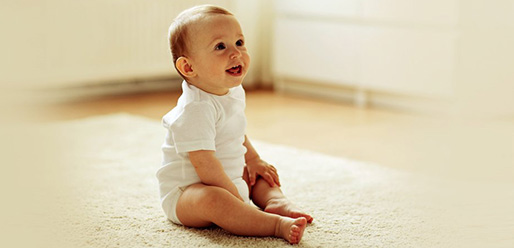 baby laughing